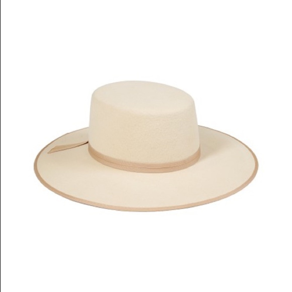 NWT Lack of Color Ivory Rancher Boater size 59cm/L